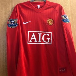 Cristiano Ronaldo 07/08 Home Man U Jersey
